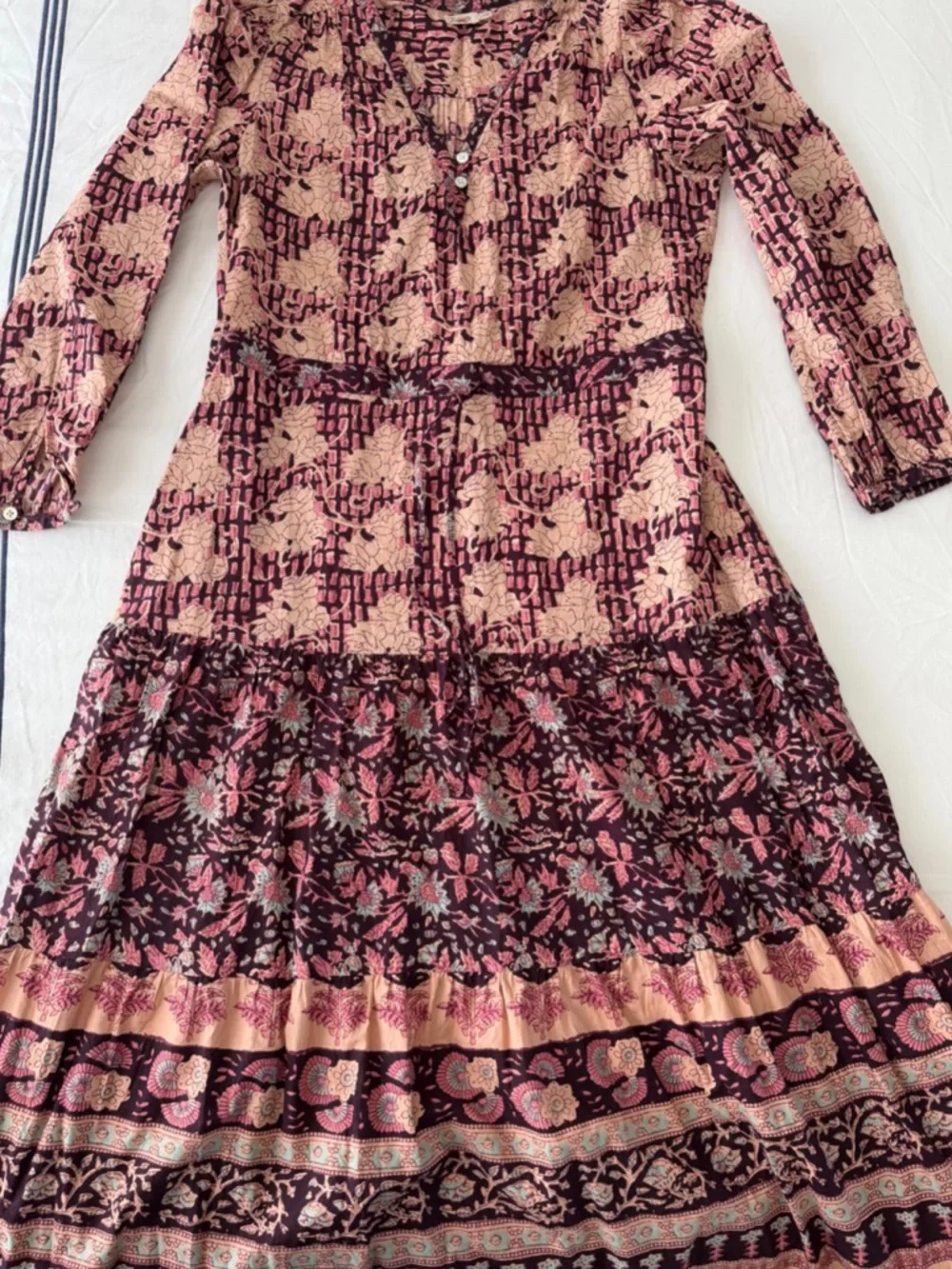 Faherty Floral Maxi Dress - Picture 2 of 2